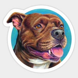 Staffordshire Bull Terrrier Sticker